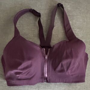 Victorias Secret Women's Purple Zipper Front Bra 34DD